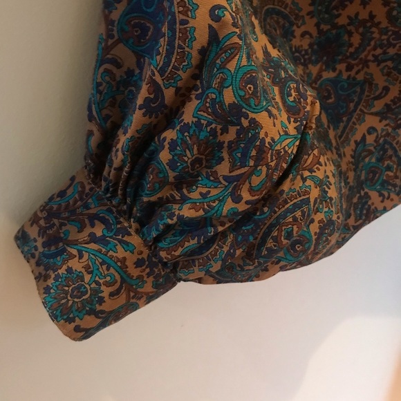 Vintage Christian Dior Chemises Paisley / Floral Print - Picture 6 of 9